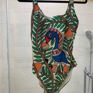 Tory Burch Robinson bird bathing suit